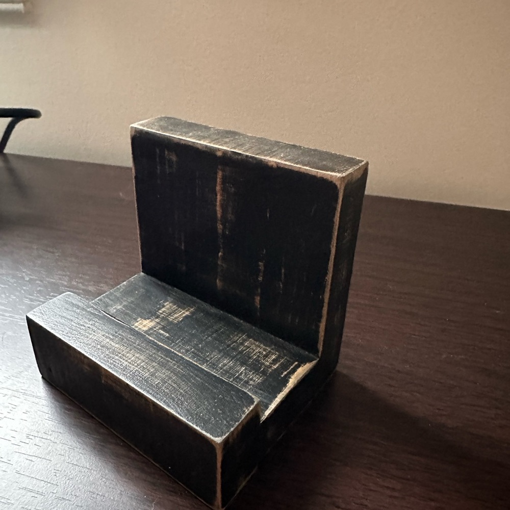 Rustic Business Card Holder - Picture 2 of 4